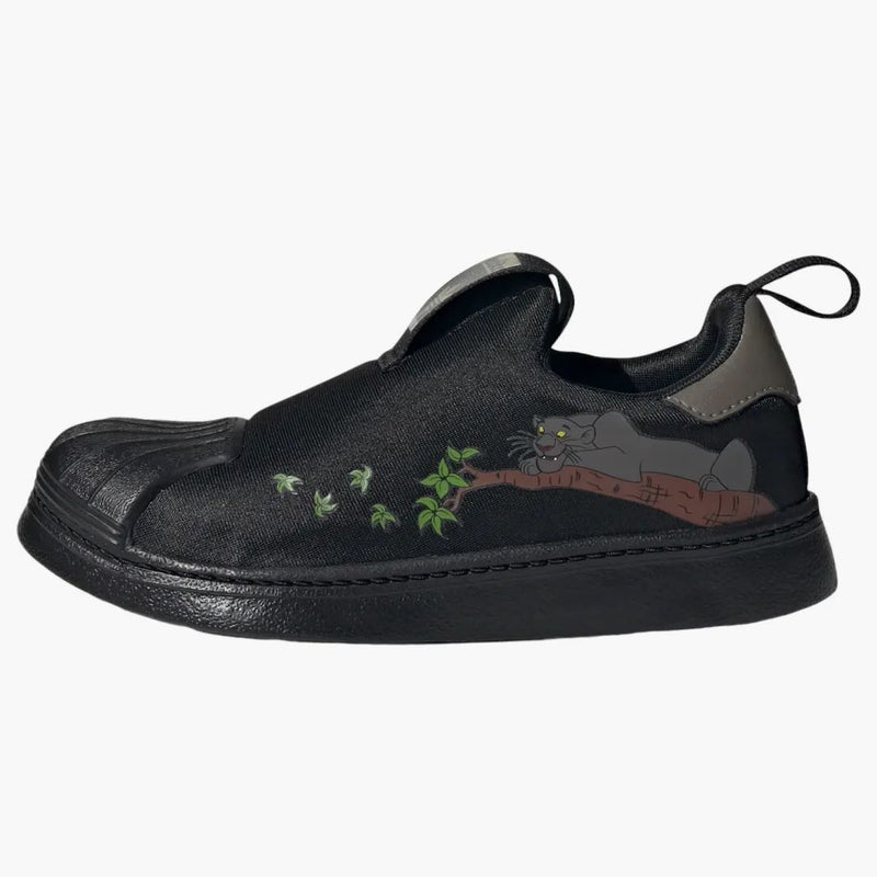 Adidas Superstar 360 Jungle Book Disney Core Black Grey Gold Metallic (ps)