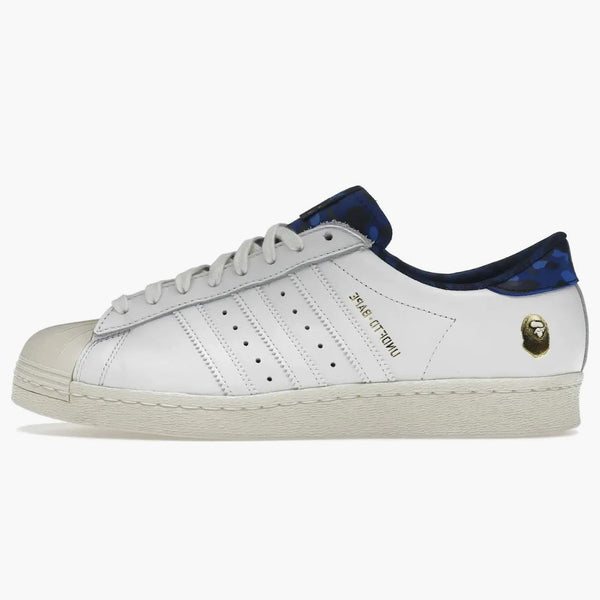 Adidas Superstar 80s Undefeated Bape White