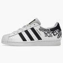 Adidas Superstar Black Floral (women's)