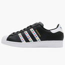Adidas Superstar Black Multi-color Trefoil Stripes