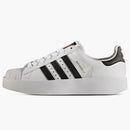 Adidas Superstar Bold Leather White Black (women's)