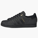 Adidas Superstar Carbon Core Black Gold Metallic