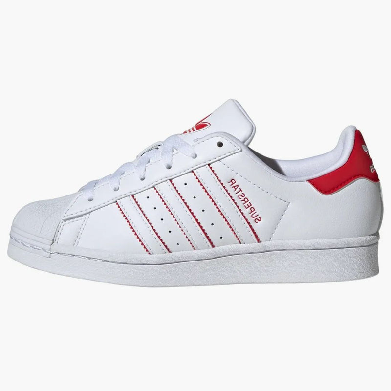 Adidas Superstar Cloud White Better Scarlet (gs)