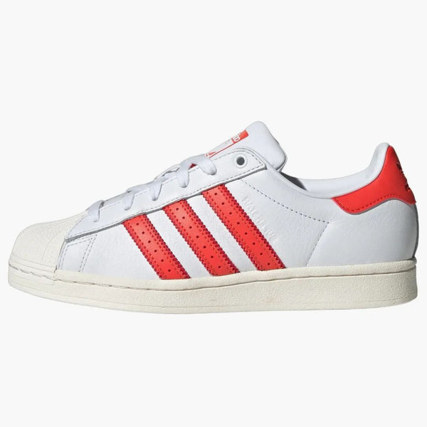 Adidas Superstar Cloud White Bright Red (women's)