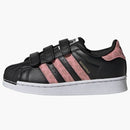 Adidas Superstar Comfort Closure Core Black Gold Metallic (ps)