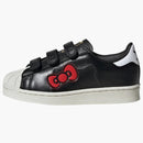 Adidas Superstar Comfort Closure Hello Kitty Core Black Cloud White Red (ps)
