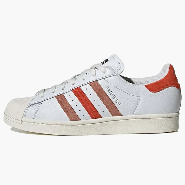 Adidas Superstar Crystal White Preloved Red