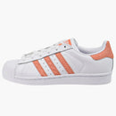 Adidas Superstar Footwear White Chalk Coral (women's)