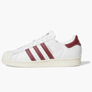 Adidas Superstar Footwear White College Burgundy