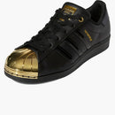 Adidas Superstar Metal Toe Black Gold Metallic (women's)