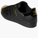 Adidas Superstar Metal Toe Black Gold Metallic (women's)