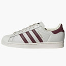 Adidas Superstar Off White Maroon