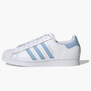Adidas Superstar White Ambient Sky Gold