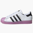 Adidas Superstar White Black Shock Purple (women's)
