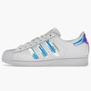 Adidas Superstar White Iridescent Stripes (women's)