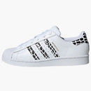 Adidas Superstar White Leopard Stripes (women's)