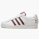 Adidas Superstar White Quiet Crimson