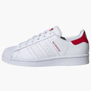 Adidas Superstar White Scarlet (youth)