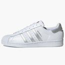 Adidas Superstar White Silver Metallic