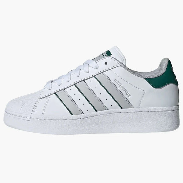 Adidas Superstar Xlg White Grey Collegiate Green