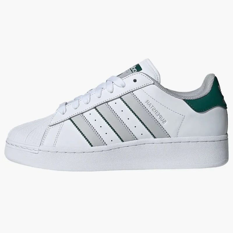 Adidas Superstar Xlg White Grey Collegiate Green