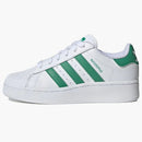 Adidas Superstar Xlg White Semi Court Green (women's)