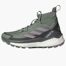 Adidas Terrex Free Hiker 2.0 Silver Green Preloved Fig Crystal Jade (women's)