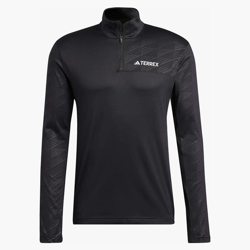 Adidas Terrex Multi Half-zip Long Sleeve Tee Black