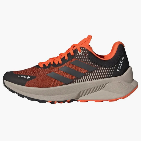 Adidas Terrex Soulstride Flow Gore-tex Core Black Grey Semi Impact Orange (women's)