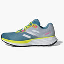 Adidas Terrex Two Flow Trail Hazy Blue Acid Yellow (women's)