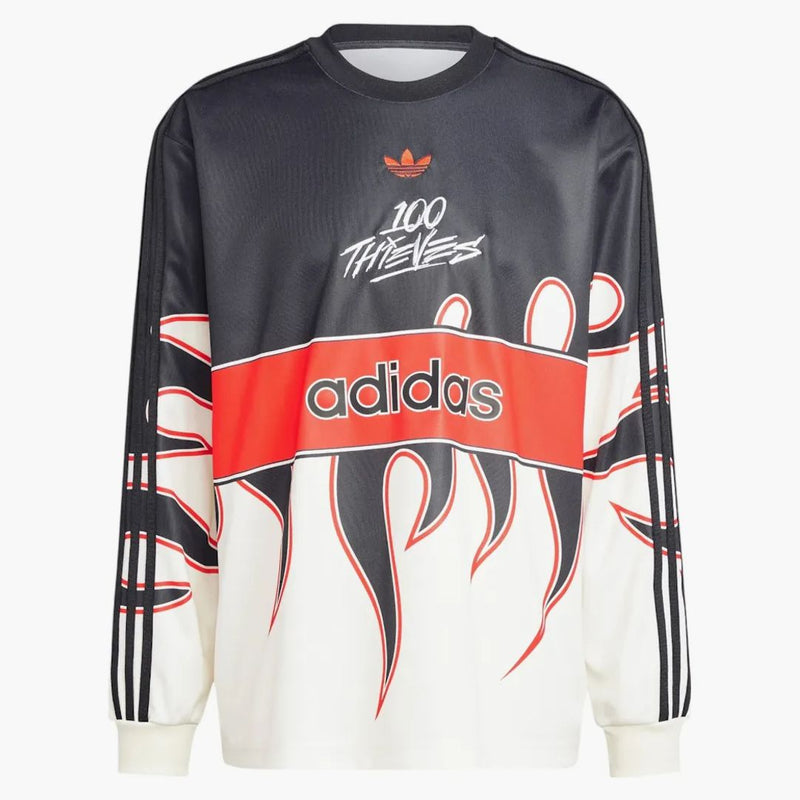 Adidas zloději dlouhého rukávu Jersey Multicolor
