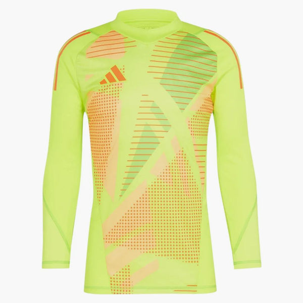 Adidas Tiro 24 pro dlouhý rukáv brankář dres se solární žlutá žlutá