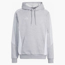 Adidas Tiro 24 Sweat Hoodie Medium Gray Heather/White