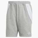 Adidas Tiro 24 Sweat Shorts Medium Gray Heather/White