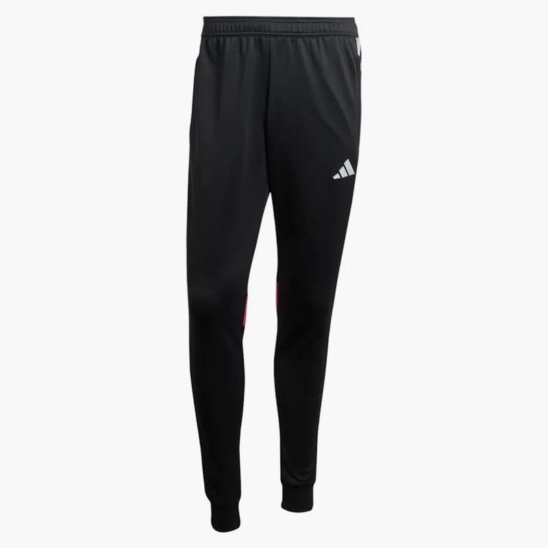 Adidas Tiro 25 Essentials potu Tracksuit Bottoms Black/Clear Grey/Real purpus