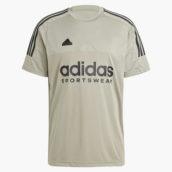 Adidas Tiro T-shirt Silver Pebble/black