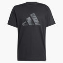 Adidas Train Essentials Camo Graphic Logo T-Shirt Black