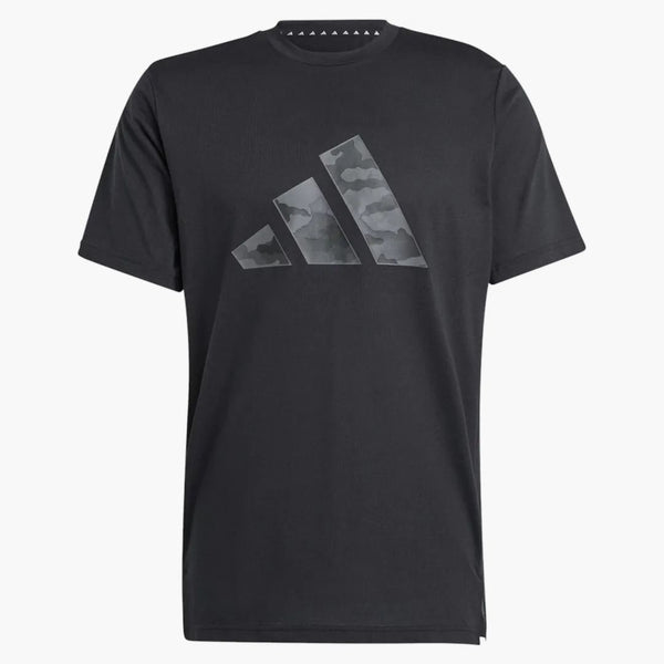 Adidas Train Essentials Camo Graphic Logo T-shirt Black