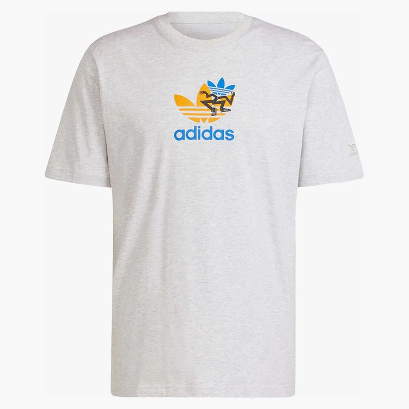 Adidas Training Supply Short Rueve Tee Light Grey Heather