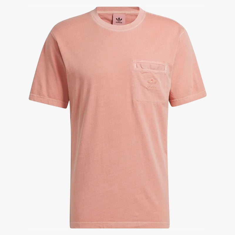Adidas Treffoil Essentials Dye Pocket Tee Wonder Clay