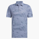 Adidas Ultimate365 Textured Stripe Polo Shirt Blue Spark/Preloved Ink