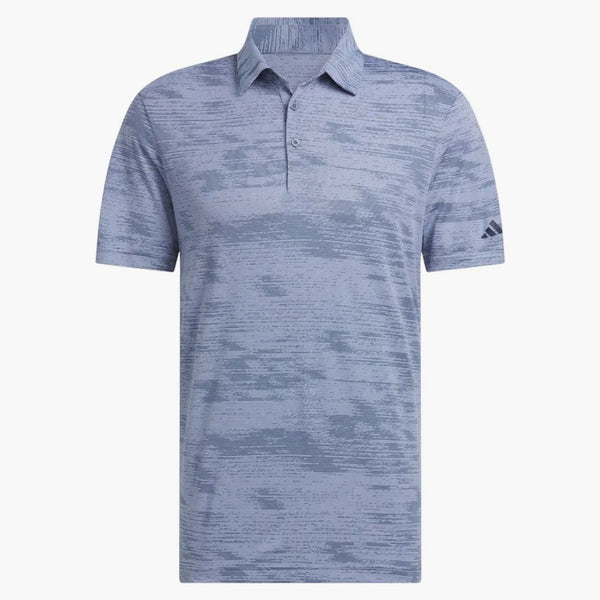 Adidas Ultimate365 Texturované pruhové polokošile modrá jiskra/předběžný inkoust