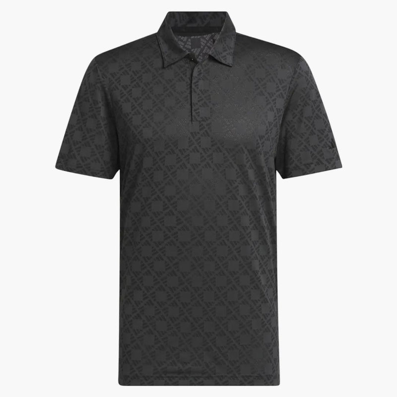 Adidas Ultimate365 Tour Heat.rdy Jacquard Polo Shirt Black