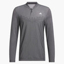 Adidas Ultimate365 Tour Primeknit Long Sleeve Polo Shirt Black