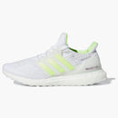 Adidas Ultra Boost 5.0 Dna Glow In The Dark White Signal Green (women's)