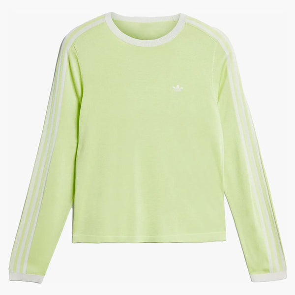 Adidas Wales Bonner Knit Long Sleeve Tee Semi Frozen Yellow/Chalk White