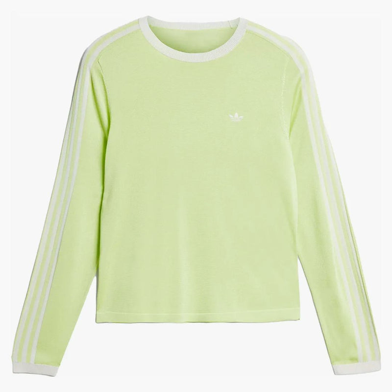 Adidas Wales Bonner Knit Long Sleeve Tee Semi Frozen Yellow/Chalk White