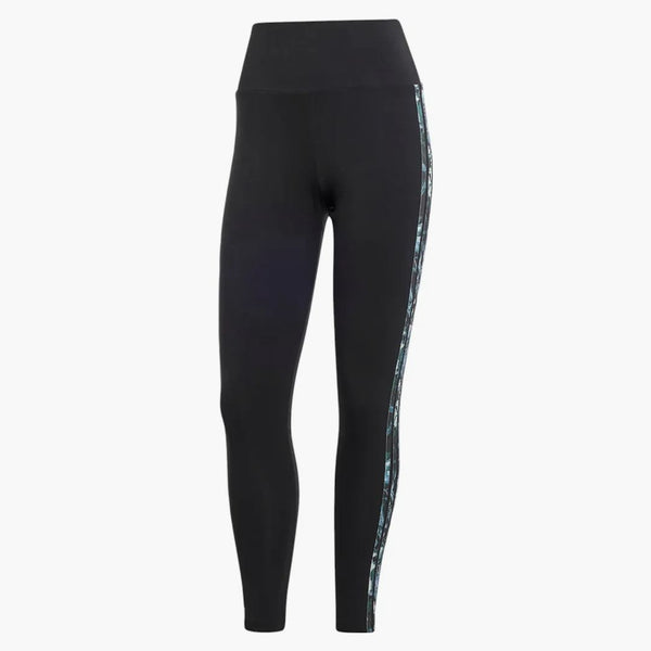 Adidas Women's 3-stripes Flower Leggings Black