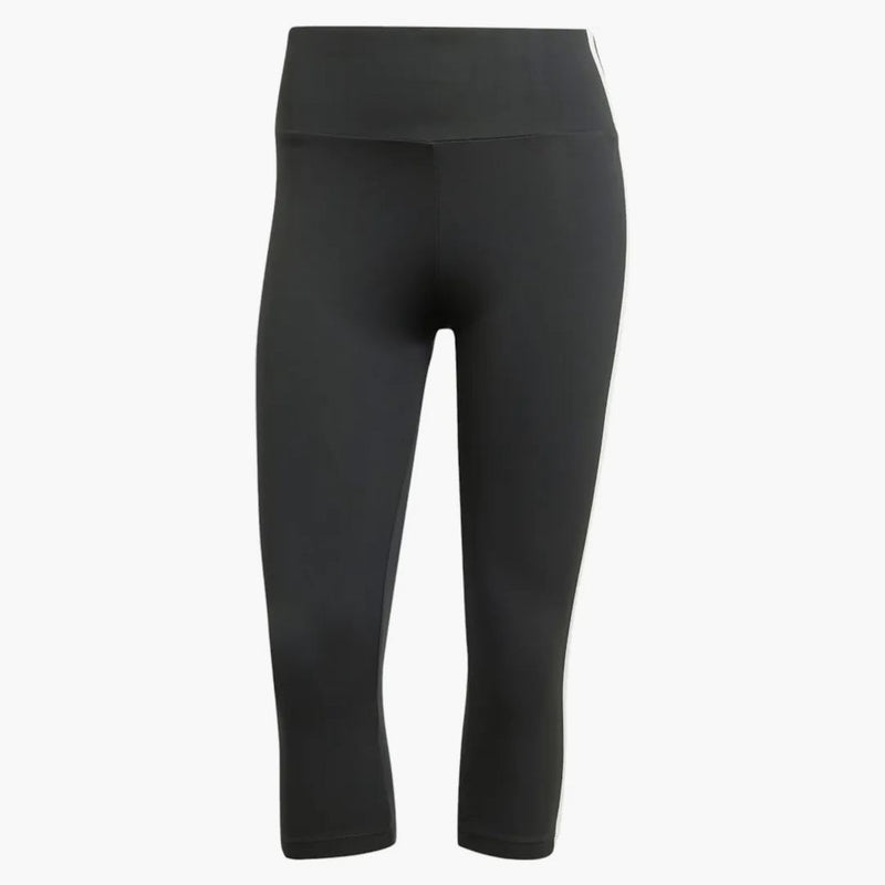 Adidas Women's Adicolor 3-Stripes Capri Leggings Black