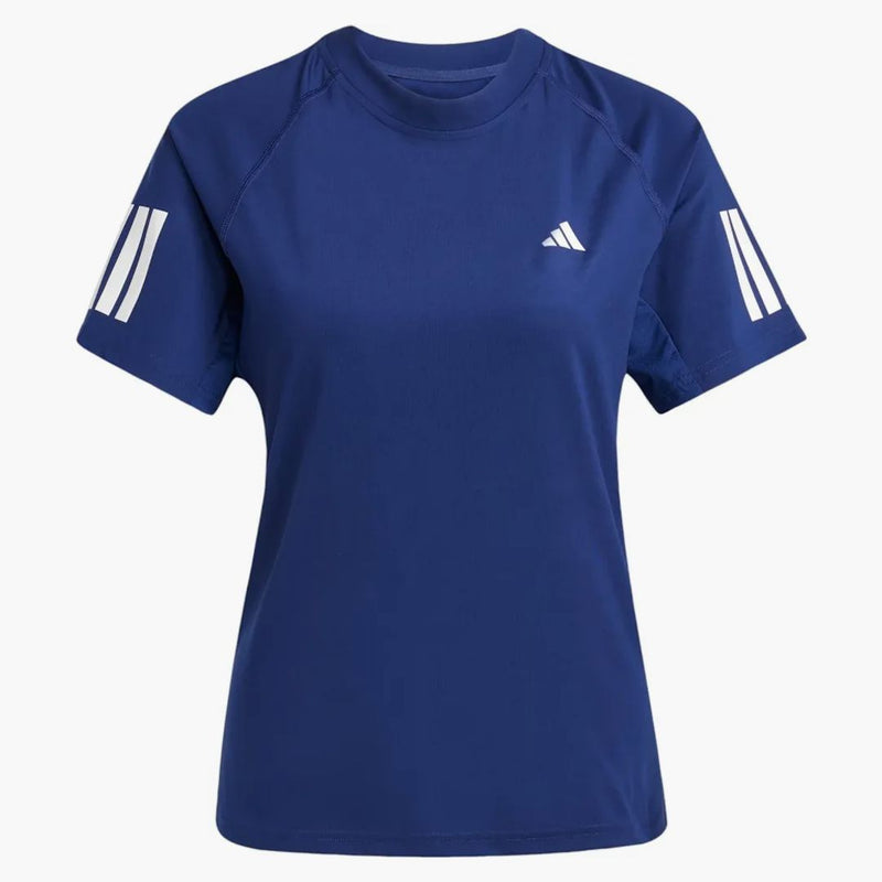 Adidas Women's Club 3-Stripes Climacool tričko tmavě modré